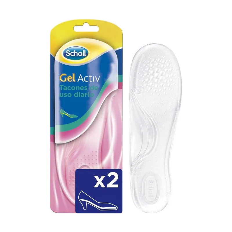 Reckitt Benck HC Scholl Gel Activ Plantillas Tacones De Uso Diaro 2 Unidades