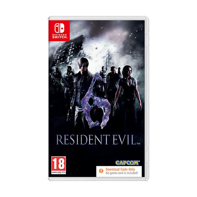 Capcom Nintendo Switch Resident Evil 6 Código en la caja