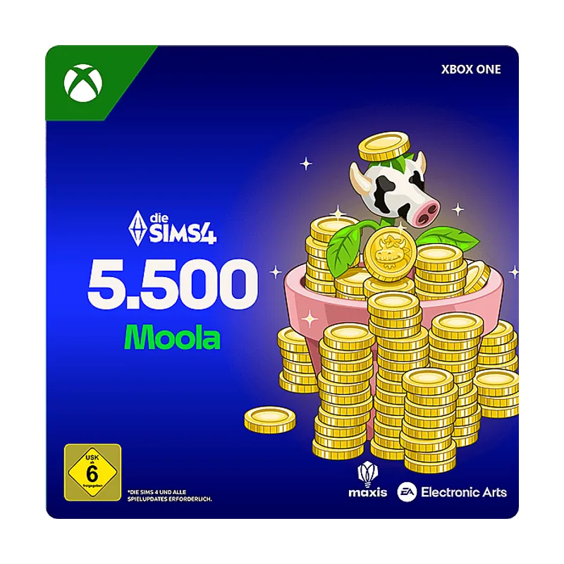 Microsoft Xbox One The Sims 4 5500 VC Código descarga