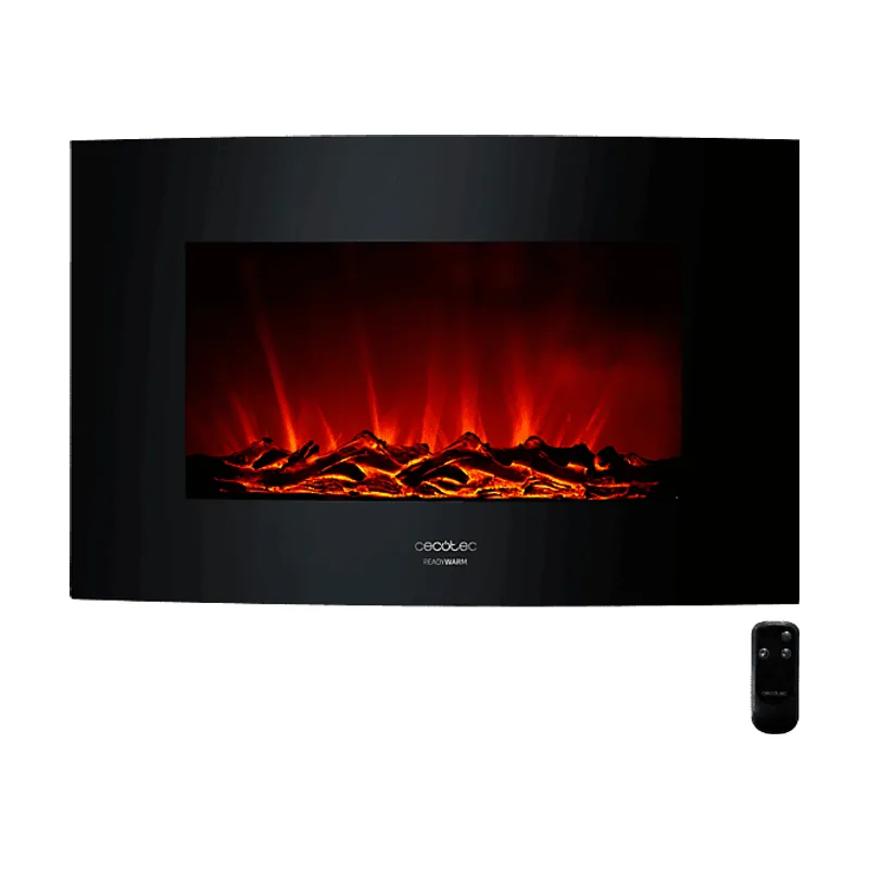 Cecotec Chimenea eléctrica Ready Warm 3510 Curved Flames