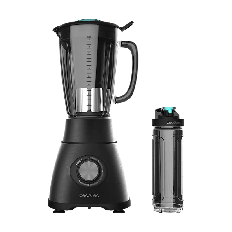 Cecotec Batidora de vaso Power Black Titanium 2500MAX Go