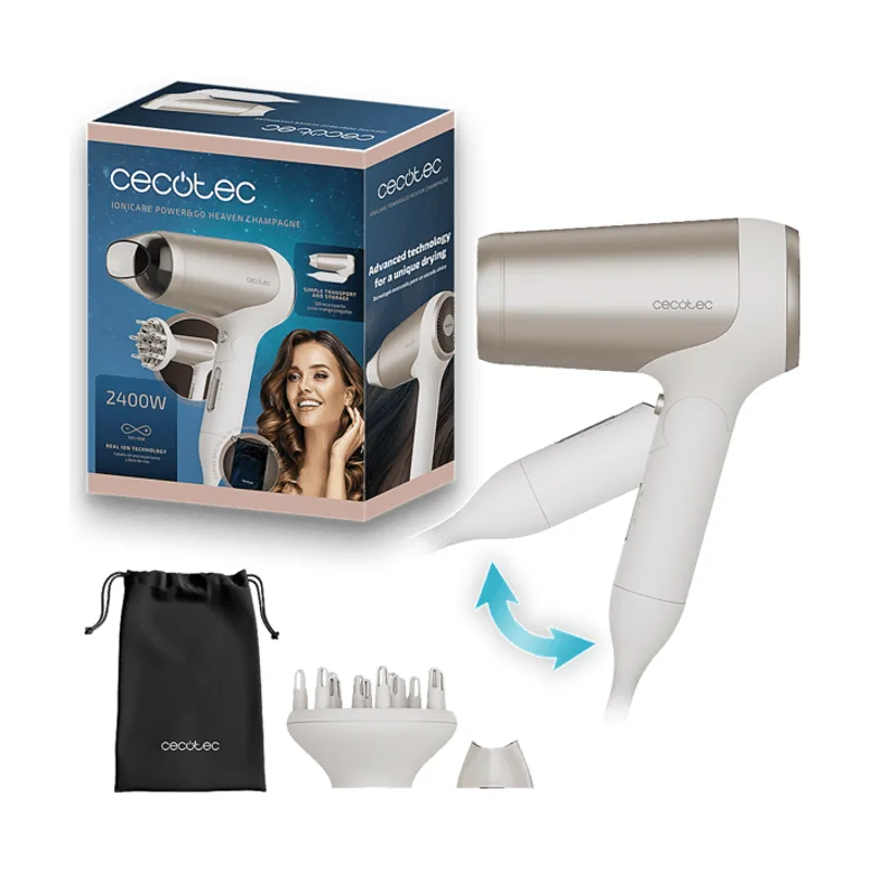 Cecotec Secador IoniCare Power&Go Heaven