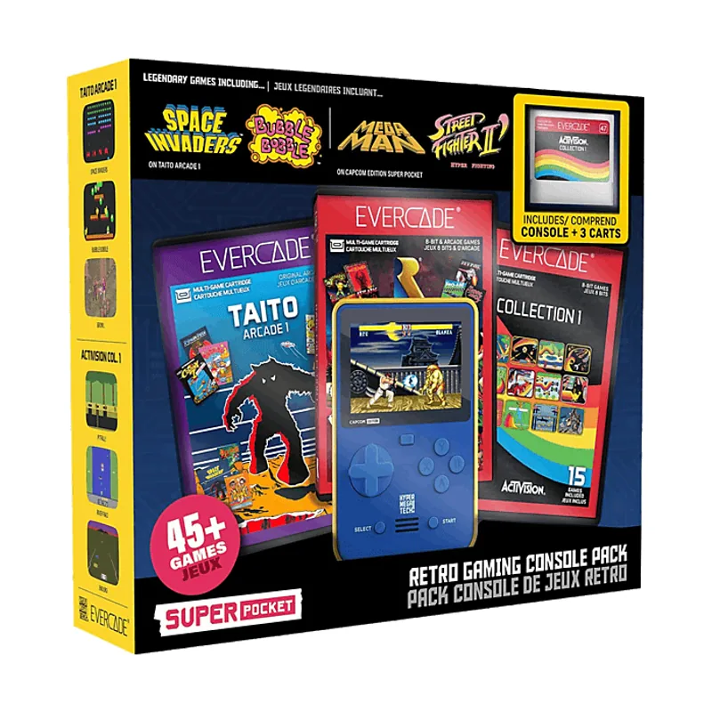 Blaze retro portátil Evercade Super Pocket Capcom Bundle 1