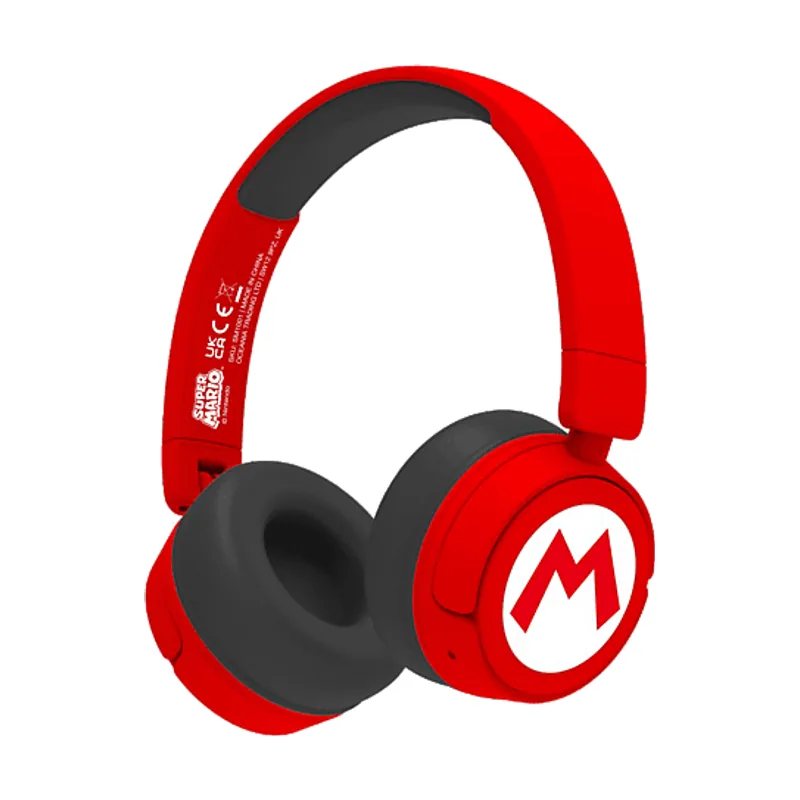 FR-TEC Auriculares infantiles Super Mario Kids Wireless Headphones