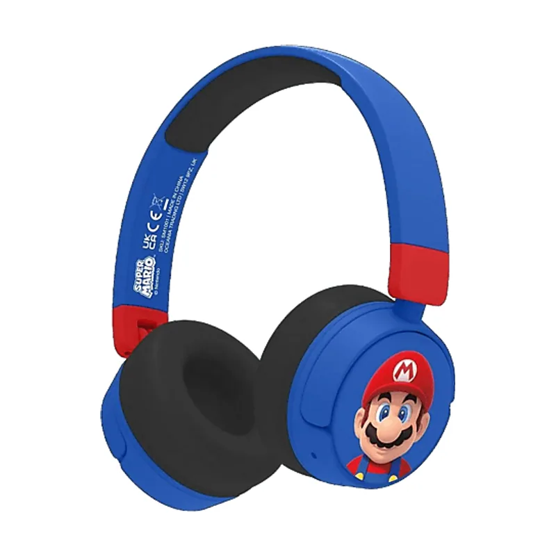 FR-TEC Auriculares infantiles Super Mario Kids Wireless Headphones