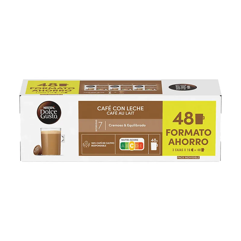 Dolce Gusto Cápsulas monodosis Café con leche