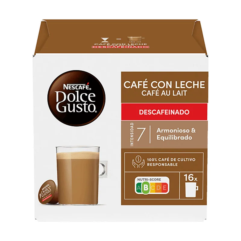 Dolce Gusto Cápsulas monodosis ‎Nescafé Café con leche