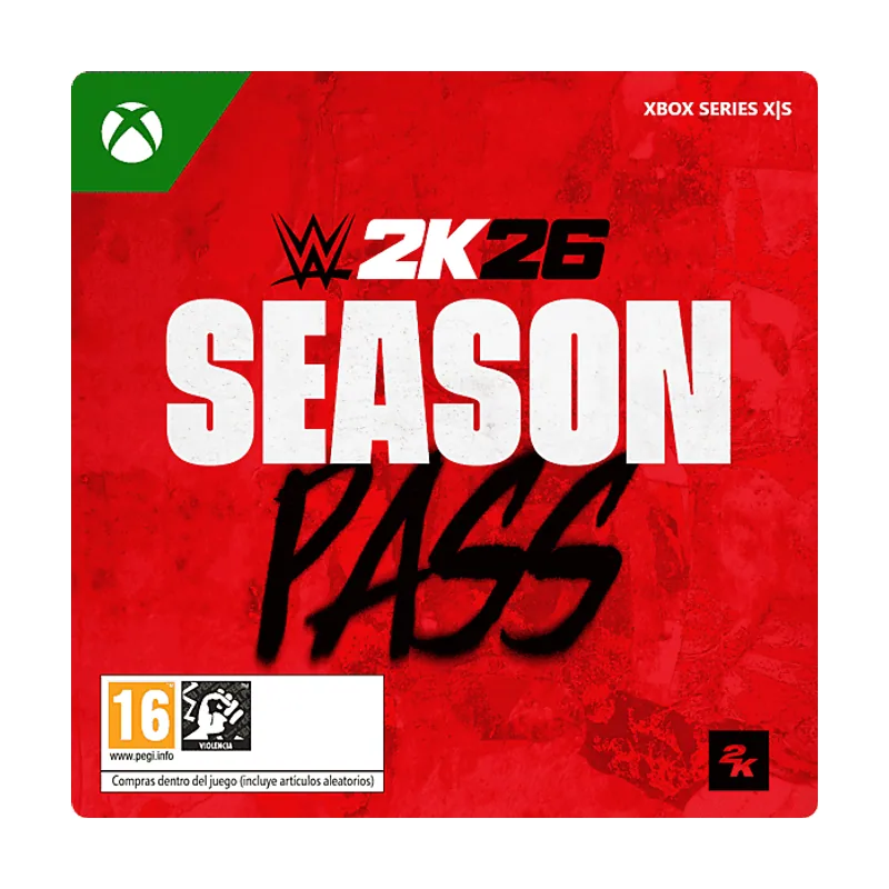 Microsoft Xbox Series X S WWE 2K26 Pase de temporada Código descarga *Juego base se vende por separado