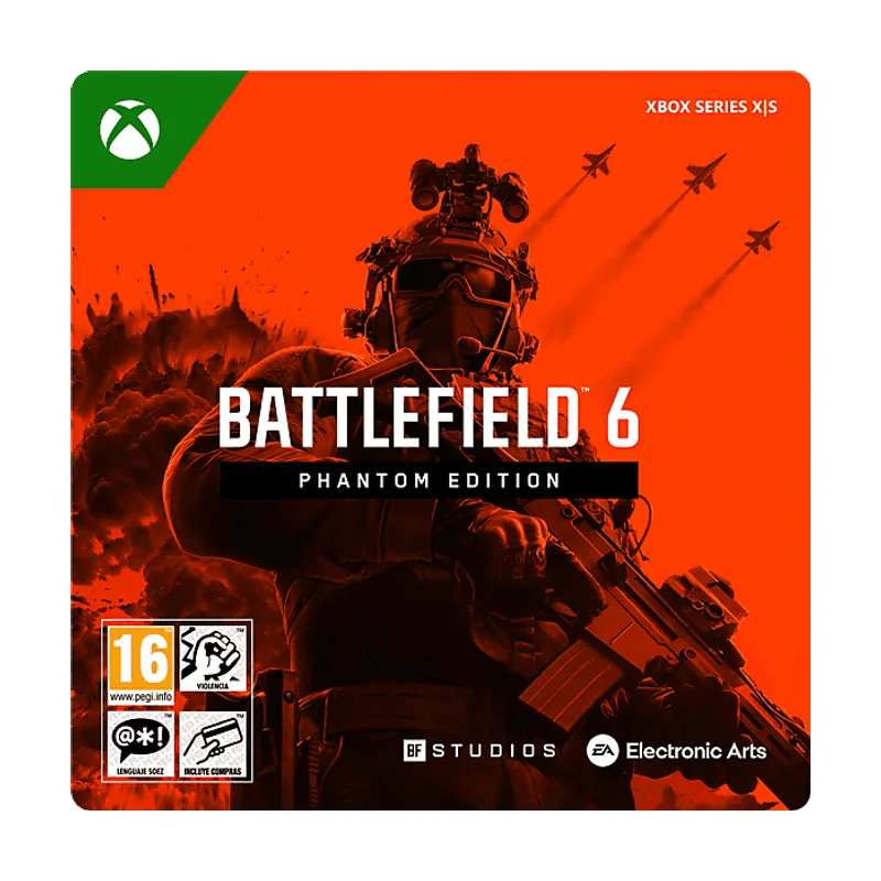 Microsoft Xbox Series X S Battlefield™ 6 Ed. Phantom Código descarga