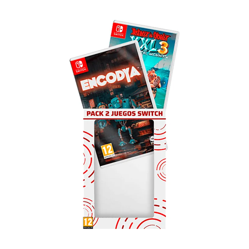 ShineStar Nintendo Switch Pack 2 juegos Asterix & Obelix XXL3 + Encodya