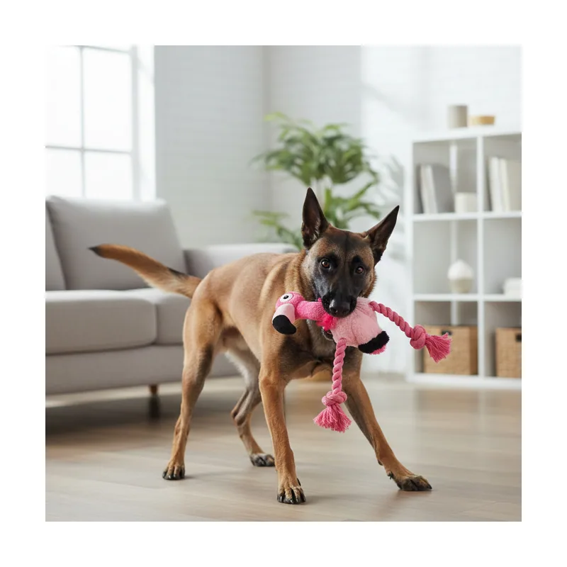 All For Paws Ultrasonic Juguete DJ Flamingo para perros