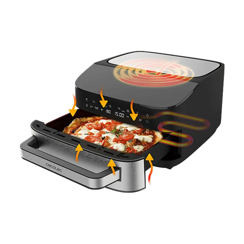 Cecotec Horno eléctrico pizzas Pizza&Fry 7000