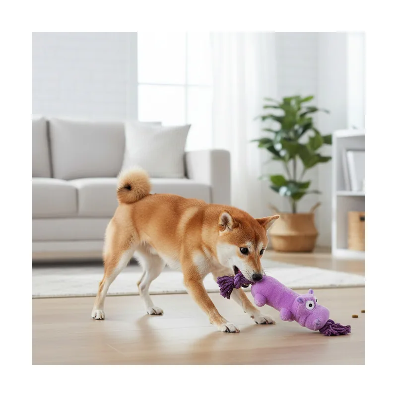 All For Paws Ultrasonic Juguete Hipopótamo para perros