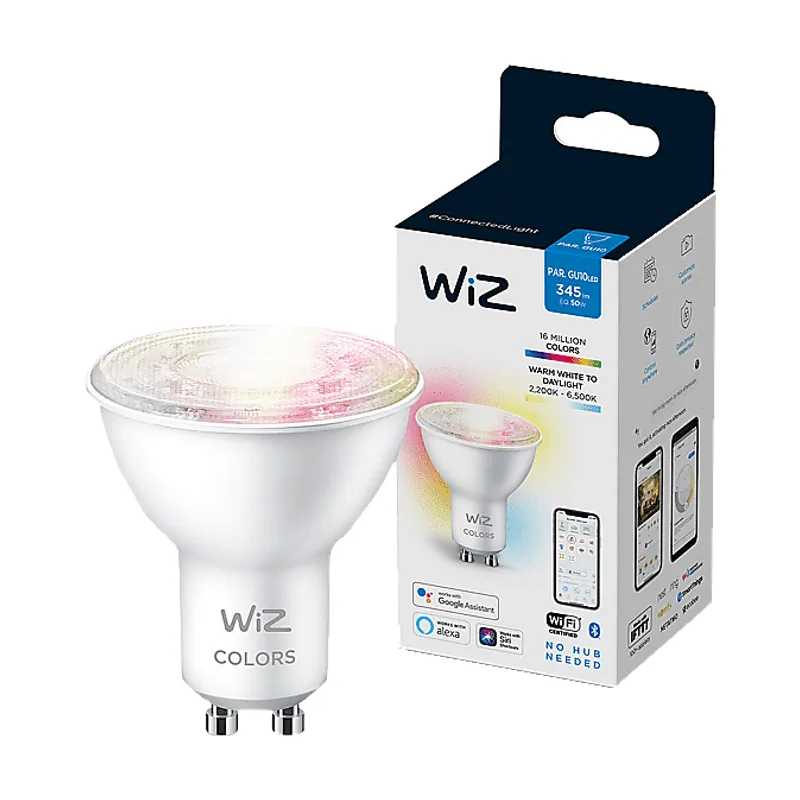 WIZ Bombilla inteligente 4,9W 345lm GU10