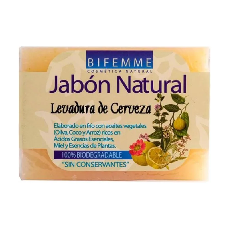 Bifemme Jabón de Levadura de Cerveza 100 g