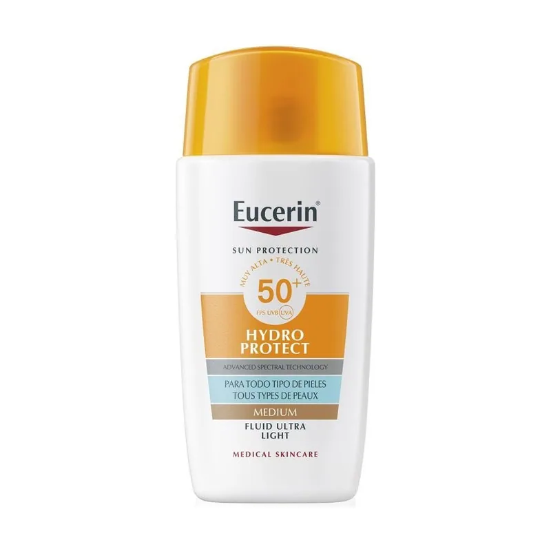 Eucerin Sun Face Hydro Protect Fluid FPS50+Tinted Medio 50 ml