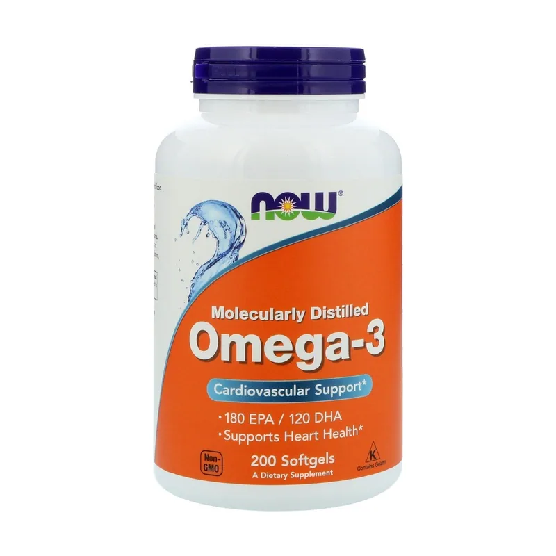Now Omega 3 1000 mg 200 Perlas
