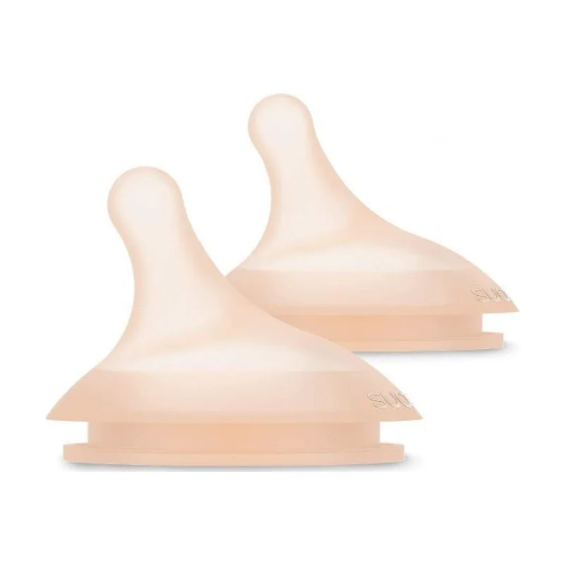 Suavinex Zero Tetina Flujo Adaptable Silicona Tono Fair +0m 2 unidades