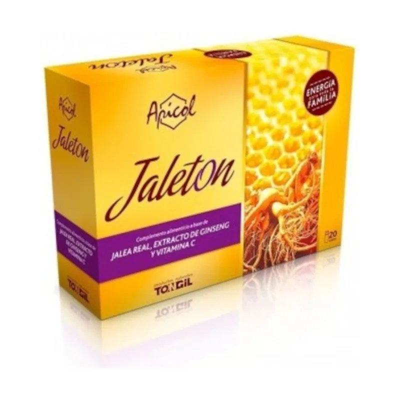 Tongil Apicol Jaleton Jalea Real y Ginseng 20 Ampollas