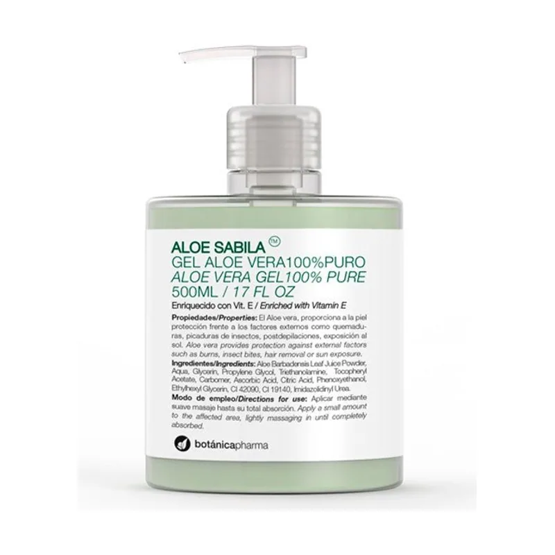BotánicaPharma Aloe Sábila 100% Eco Gel 500ML