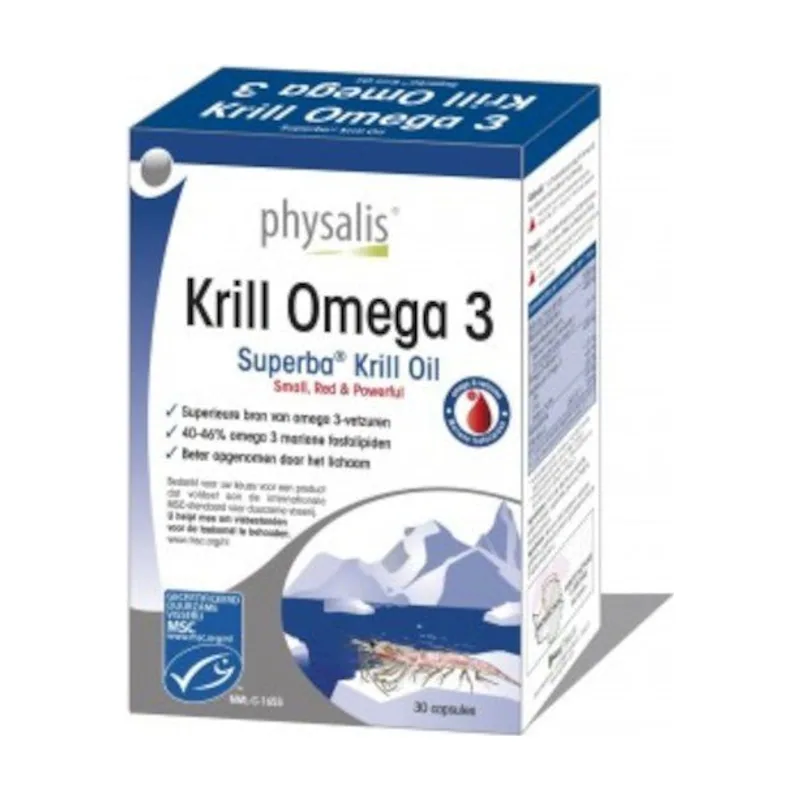 Physalis Krill Omega 3 30 Cápsulas