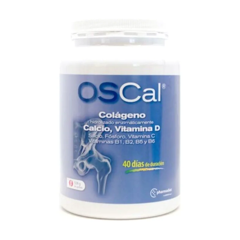 Pharmadiet Oscal Colágeno Hidrolizado + Calcio + Vitamina D Sabor Naranja 528 g