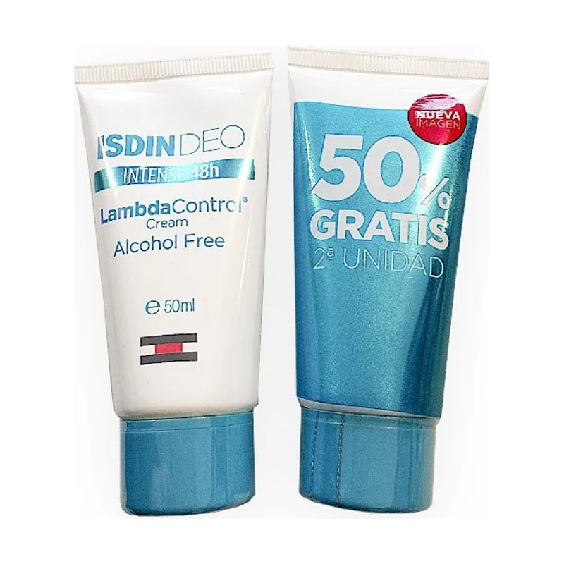 ISDIN Deo Lambda Control Crema Alcohol Free 2x50 ml