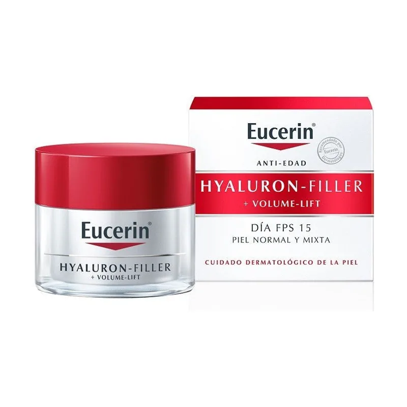 Eucerin Hyaluron-Filler Volume Lift Crema Día SPF15 piel Normal y Mixta