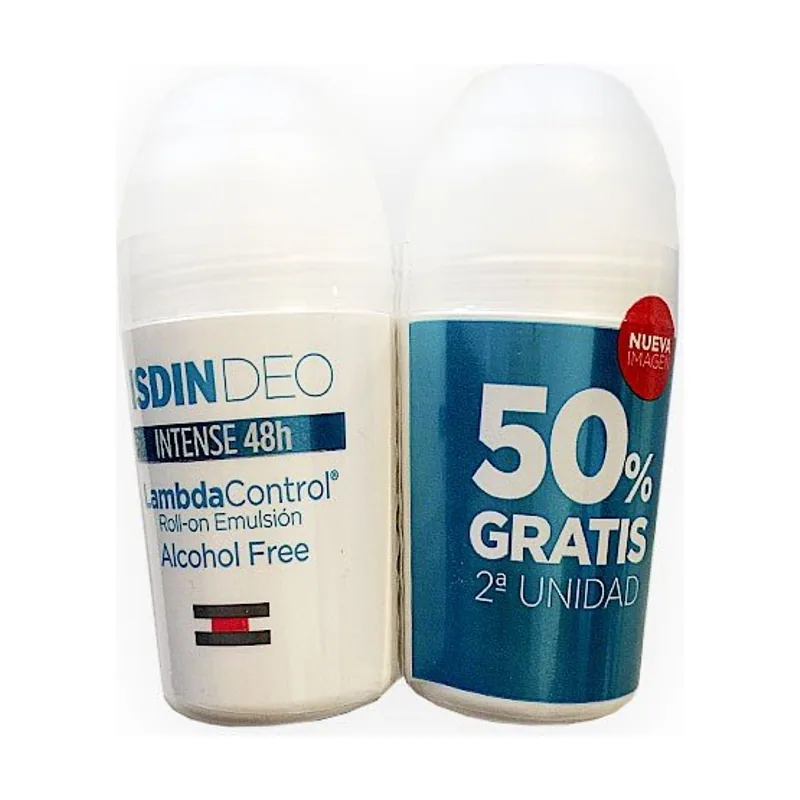 ISDIN Deo Lambda Control Roll-On Alcohol Free 2x50 ml
