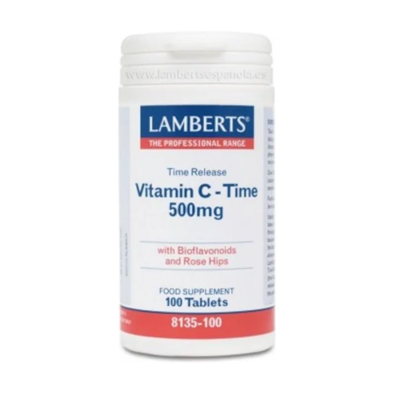 Lamberts Vitamina C Time 500 mg de Liberación Sostenida 100 Comprimidos