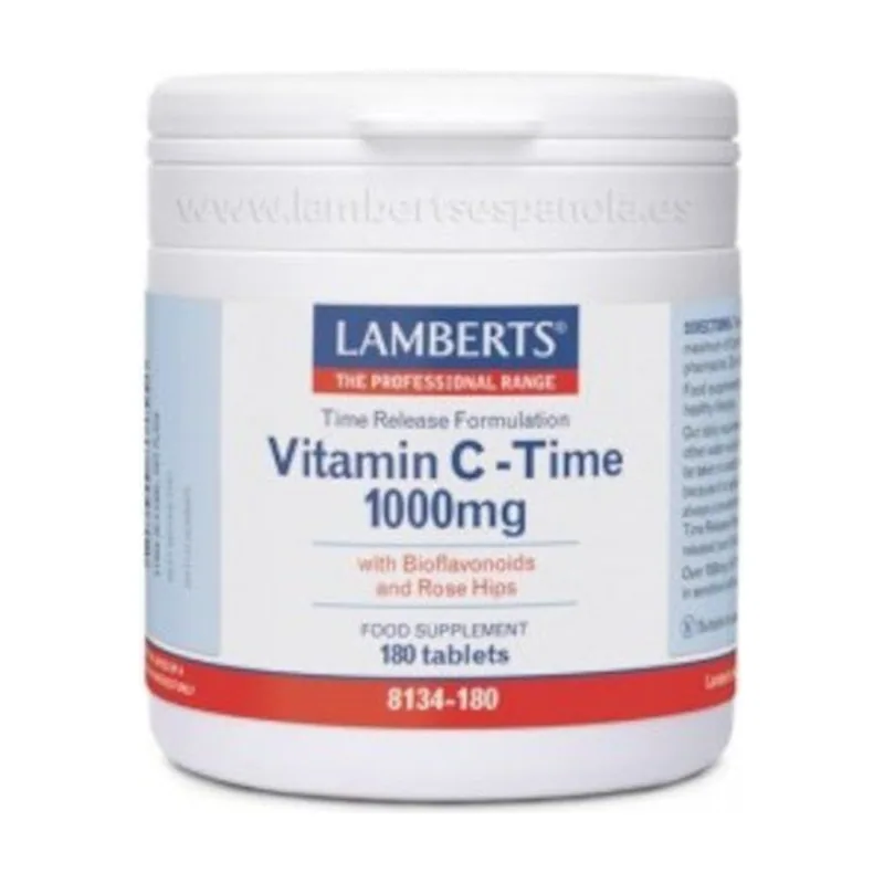 Lamberts Vitamina C Time 1000 mg de Liberación Sostenida 180 Comprimidos
