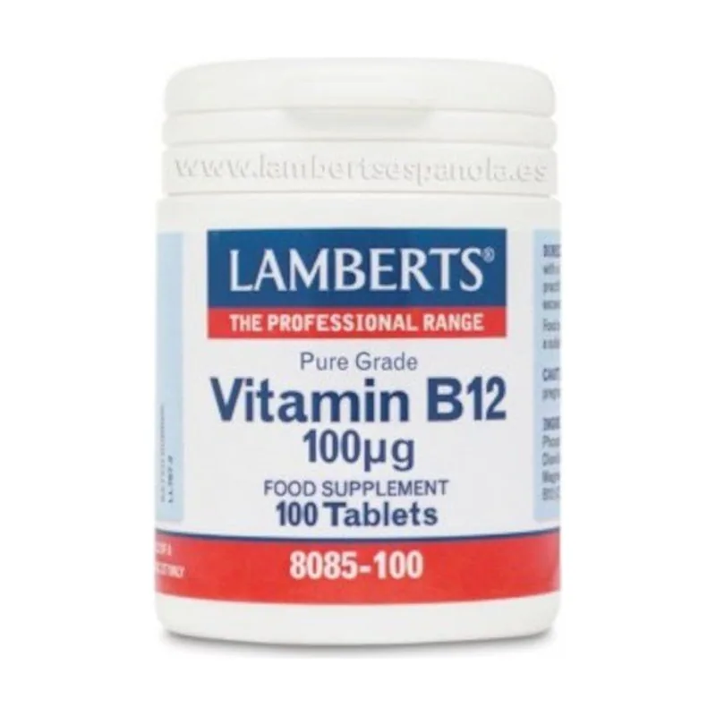 Lamberts Vitamina B12 100 mcg 100 Comprimidos