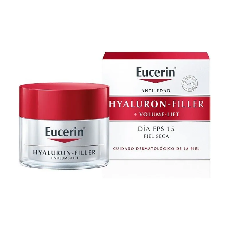 Eucerin Hyaluron-Filler Volume Lift Crema Día SPF15 piel Seca