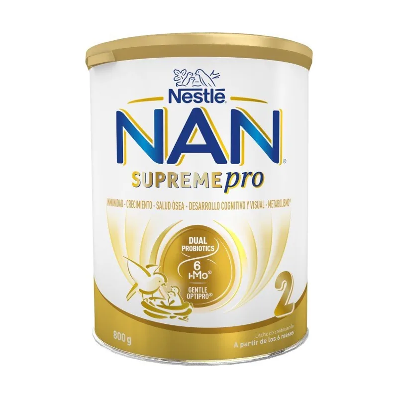 NAN Nestlé NAN Supreme Pro 2 Leche de Continuación en Polvo 800gr