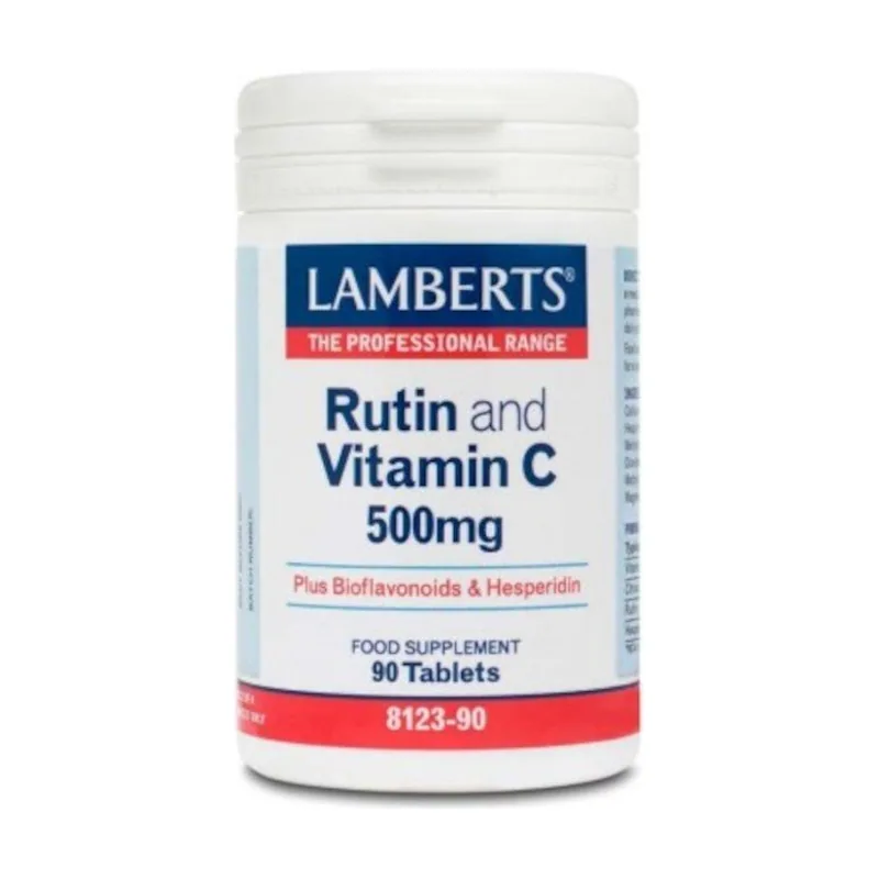 Lamberts Rutin + Vitamina C + Bioflavonoides 90 Comprimidos