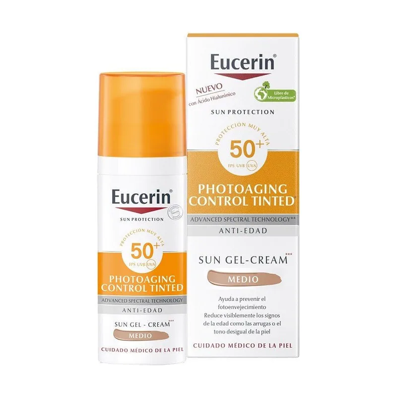 Eucerin CC Crema Solar con Tono Medio SPF50+