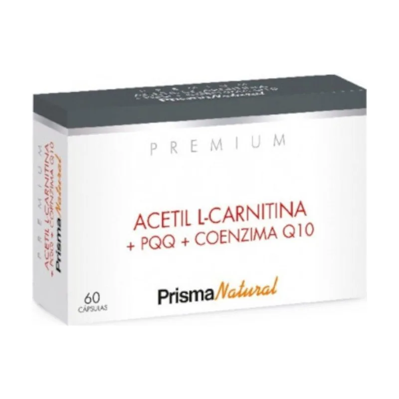 Prisma Natural Acetil L-Carnitina + PQQ + Coenzima Q10 60 Cápsulas