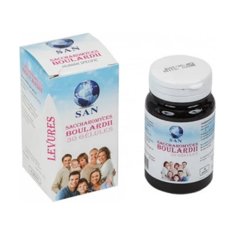 Probioticos San Saccharomyces Boulardi 60 Cápsulas