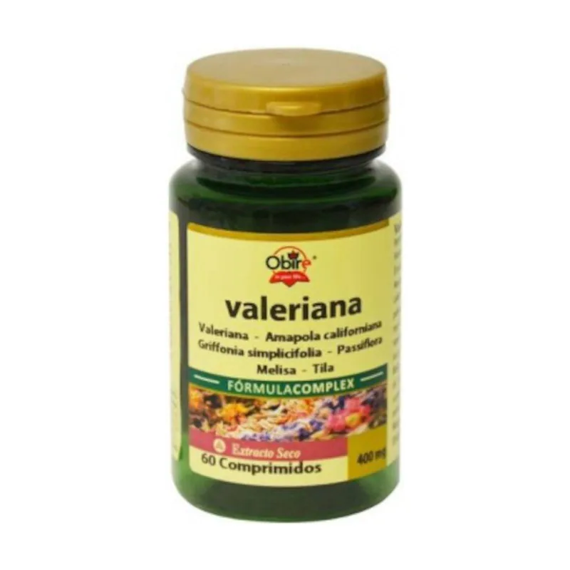 Obire Valeriana Complex Ext Seco 400 mg 60 Comprimidos