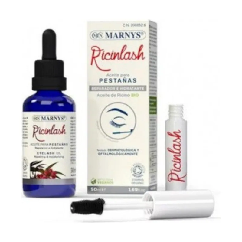 Marnys Ricinlash Aceite Ricino Bio Para Pestañas 50 ml