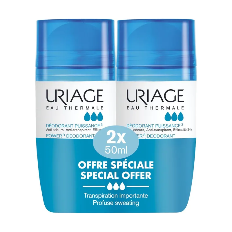 Uriage Desodorante Triactivo 2x50 g