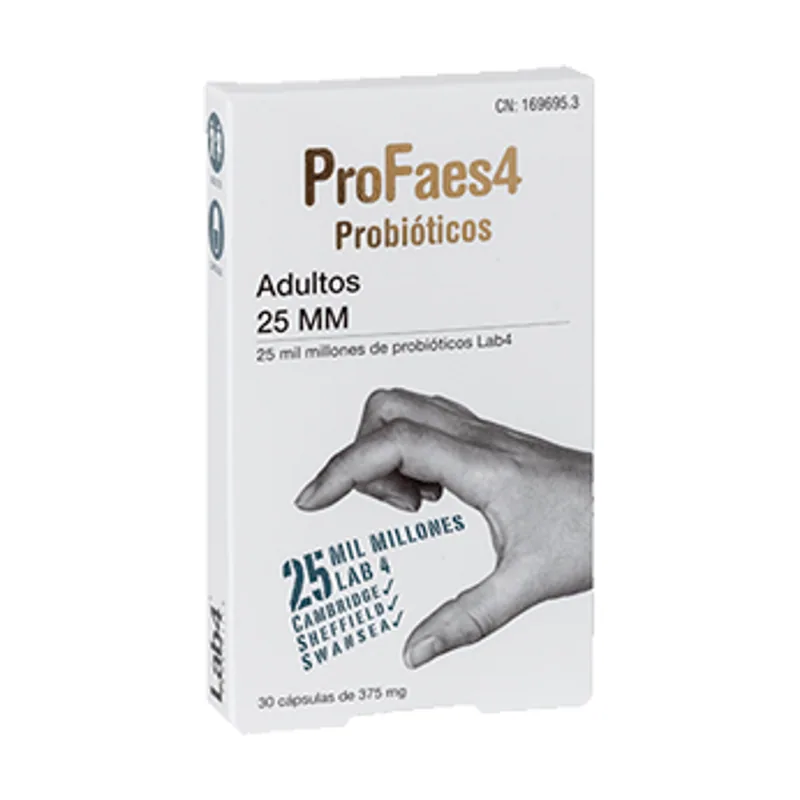 Faes Farma PROFAES4 Probióticos Adultos 25 mm 30 cápsulas