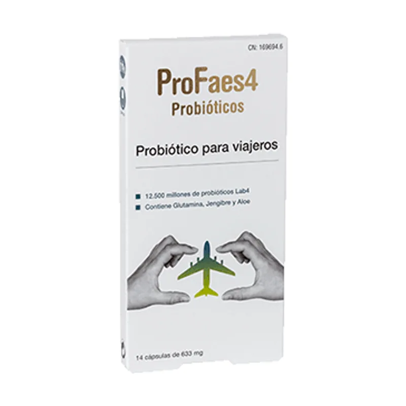Faes Farma PROFAES4 Probióticos Para Viajeros 14 Caps