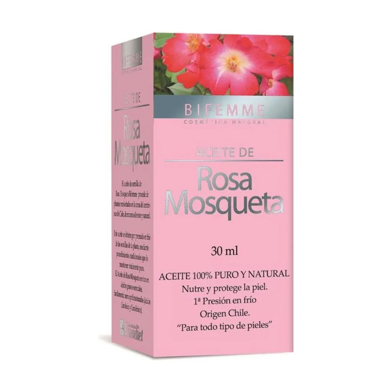 Bifemme Aceite de Rosa Mosqueta 100% Puro y Natural 30 ml