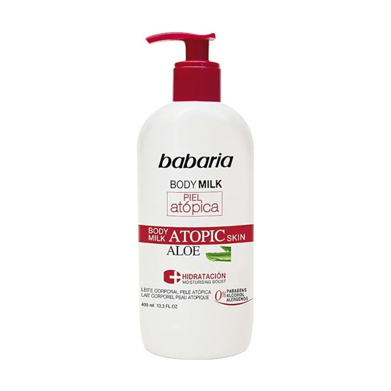 Babaria Piel Atopica Aloe Vera Body Milk 0% 400 ml