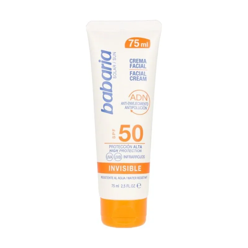 Babaria Solar Adn Invisible Crema Solar Facial Spf50 75 ml