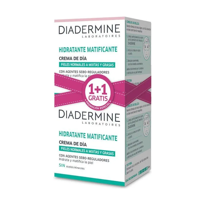 Diadermine Crema Hidratante Matificante Dia Pnm 2x50ml