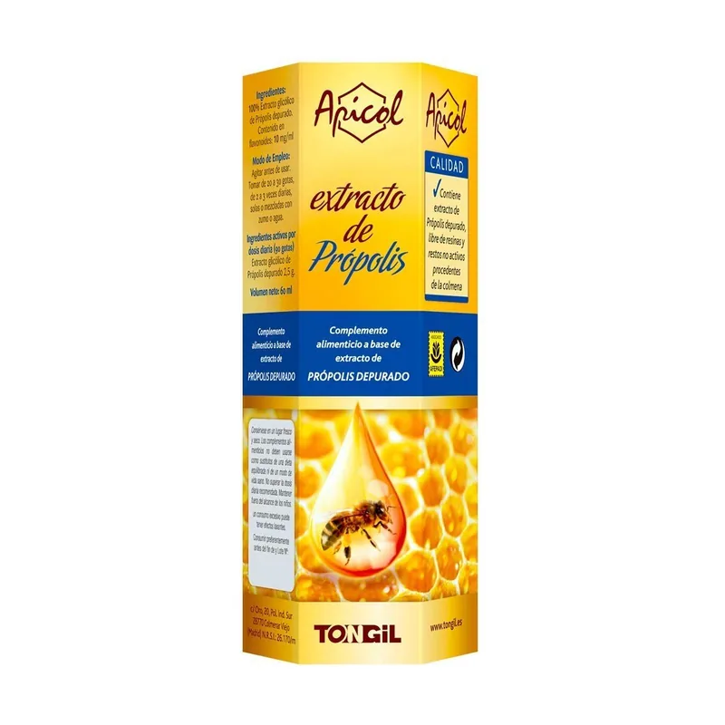 Tongil Apicol Extracto Própolis Sin Alcohol 60 ml