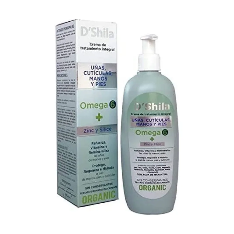 Shila Crema Manos Uñas Cuticulas Y Pies Omega 6 250 ml