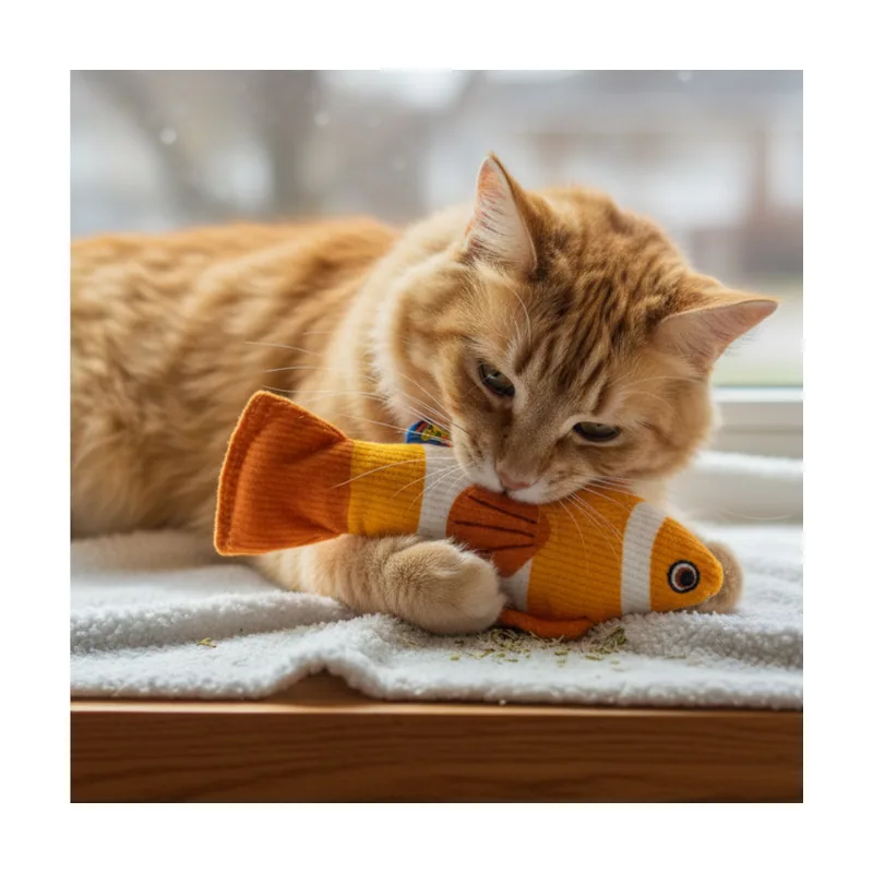 Bam! Peluche Pez Payaso con Catnip para gatos